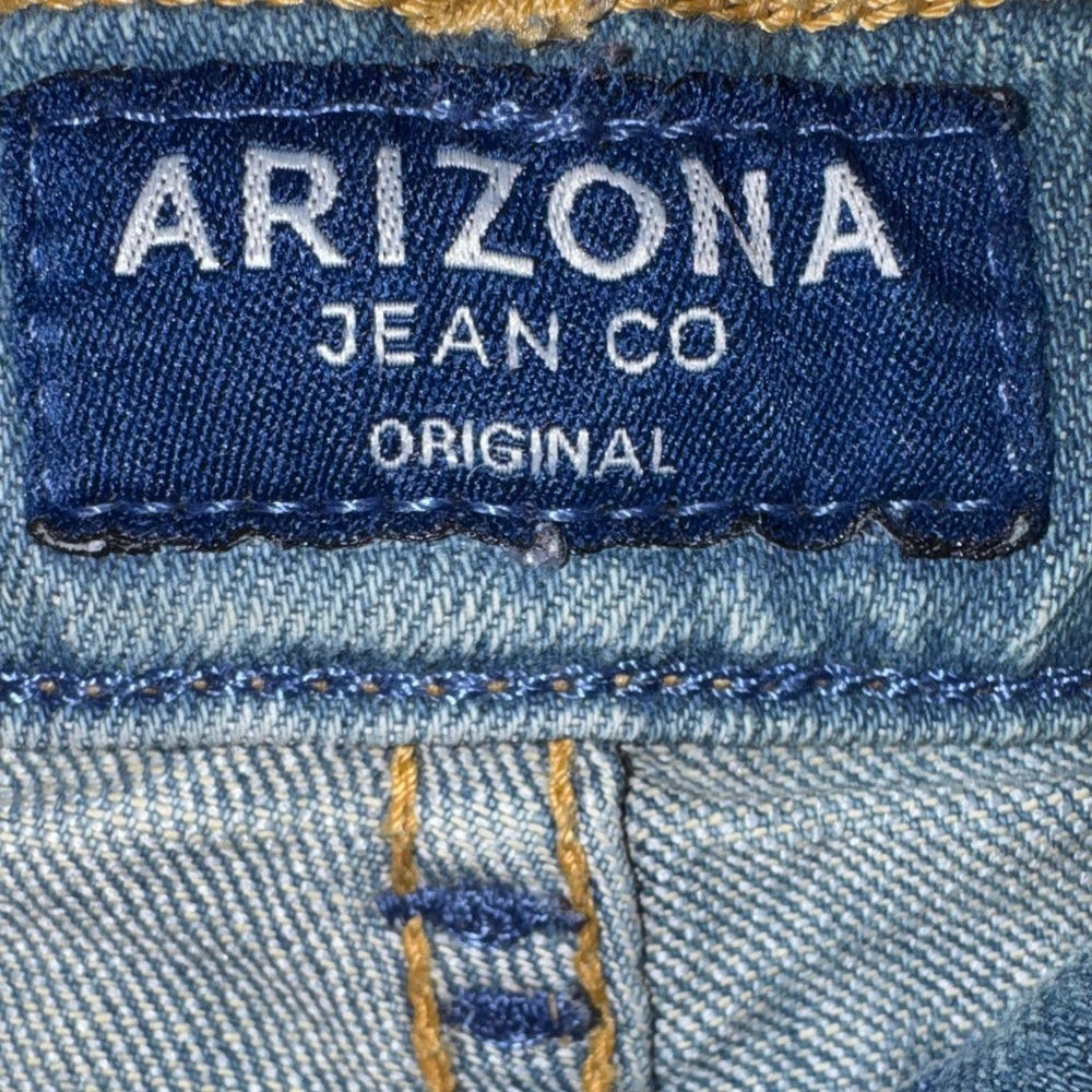 Boys Husky Size 18 Straight Leg Jeans Arizona Jean - Company Adjustable Waist - Picture 2 of 8